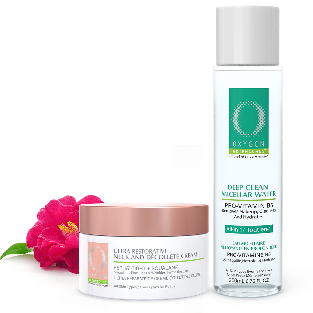 ULTRA RESTORATIVE NECK AND DÉCOLLETÉ CREAM & DEEP CLEAN MICELLAR WATER